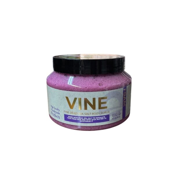Vine Fine Dead Sea Salt body scrub 650g