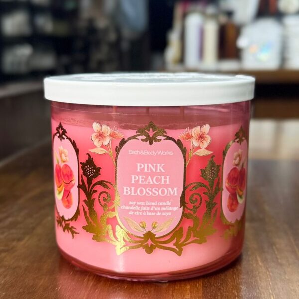 Bath & Body Works Pink Beach Blossom 3-Wick Candle