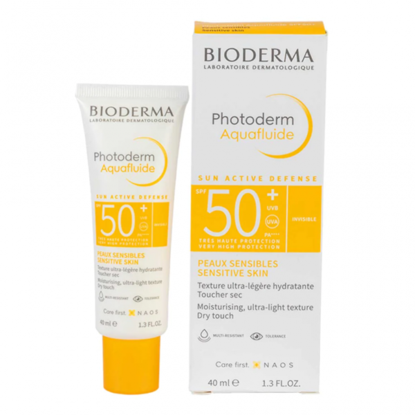 Bioderma Photoderm Aquafluide Invisible Sensitive Skin SPF50+ Sunscreen 40ml
