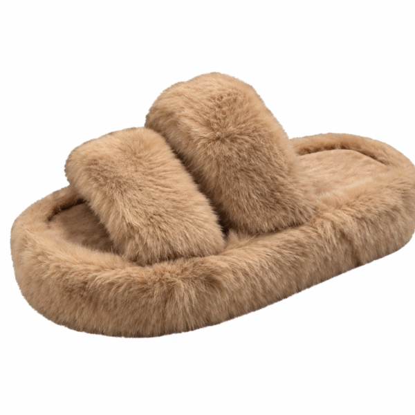 Winter pantuflas -Camel Beige