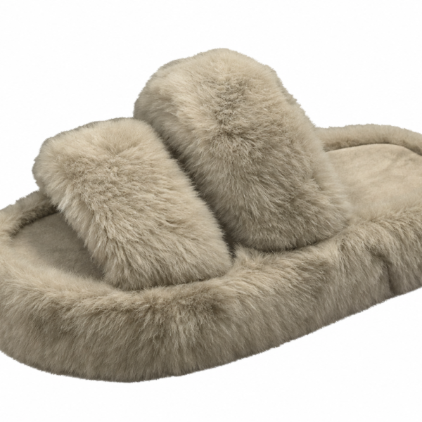 Winter pantuflas -Grey Beige